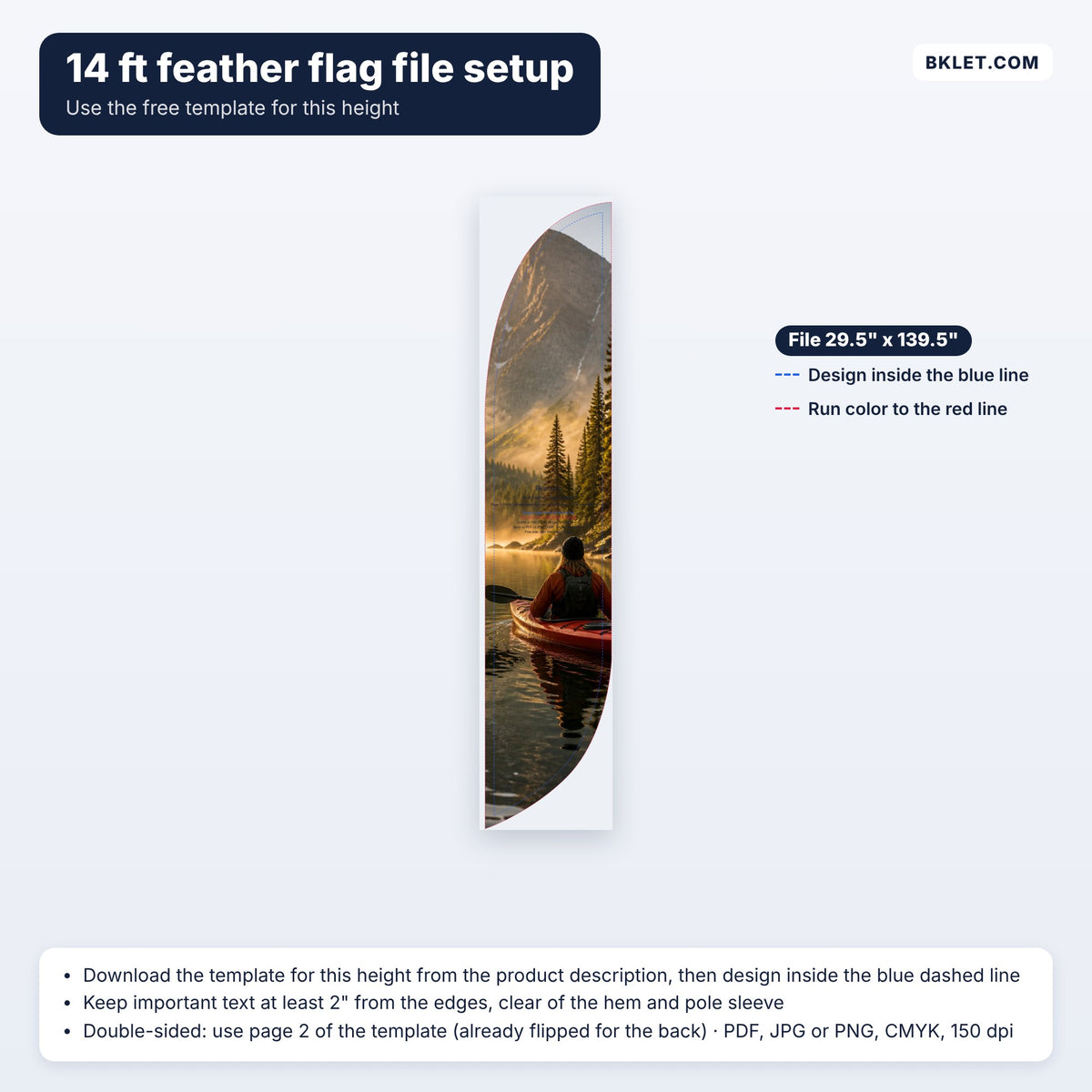 14 ft feather flag file setup guide