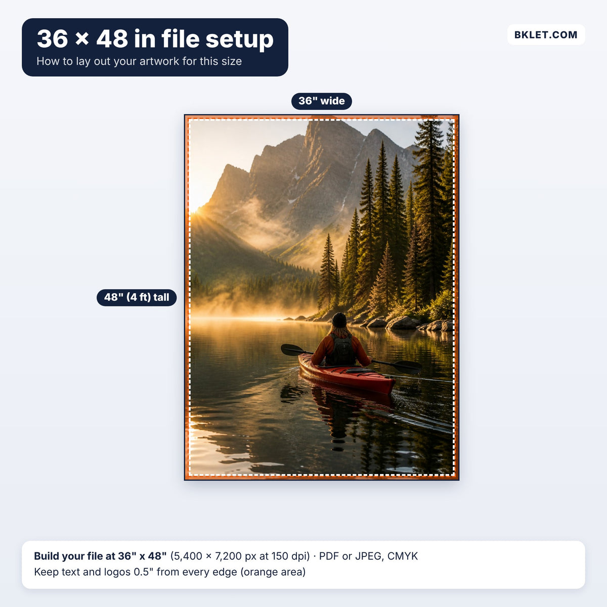 36 x 48 in file setup guide