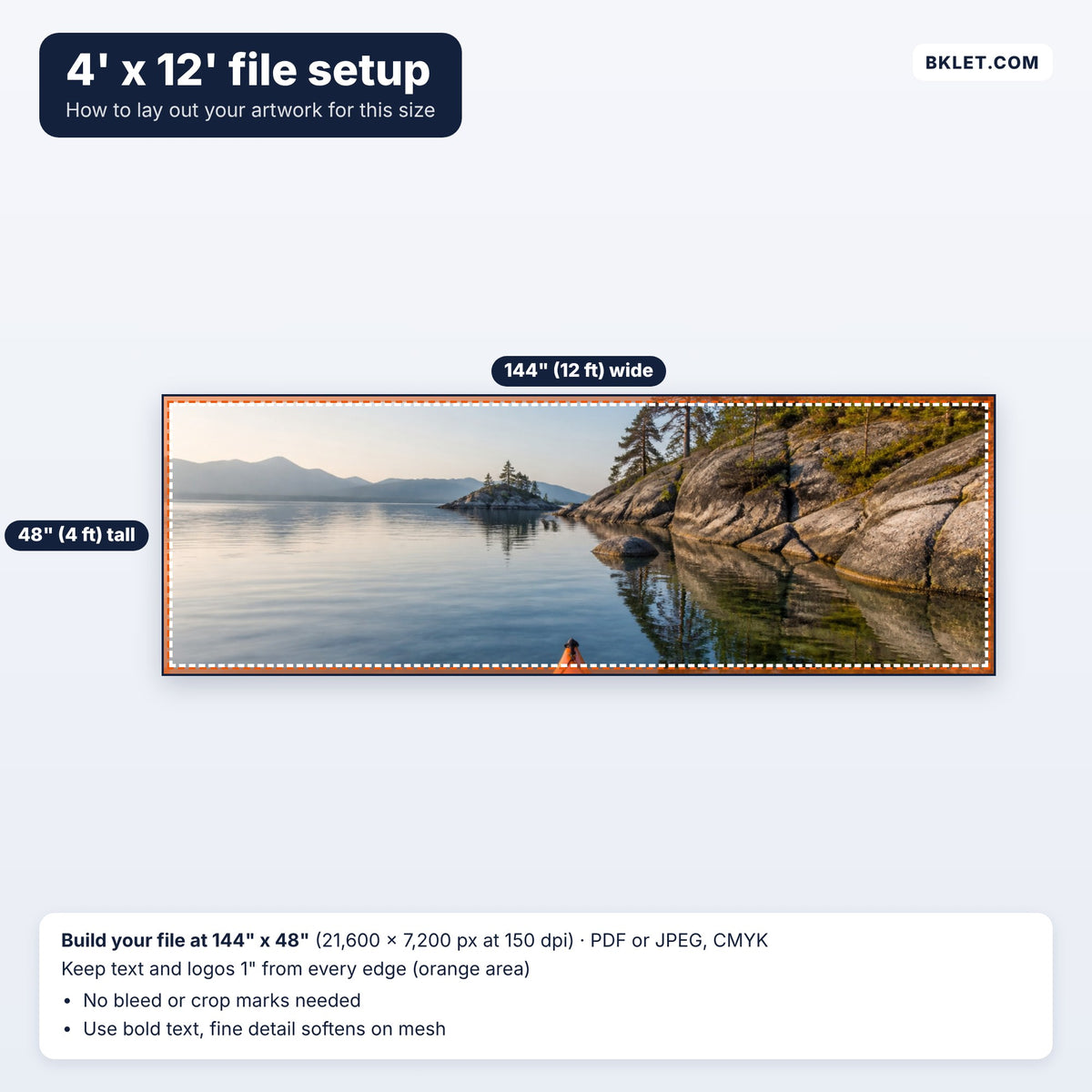 4' x 12' file setup guide