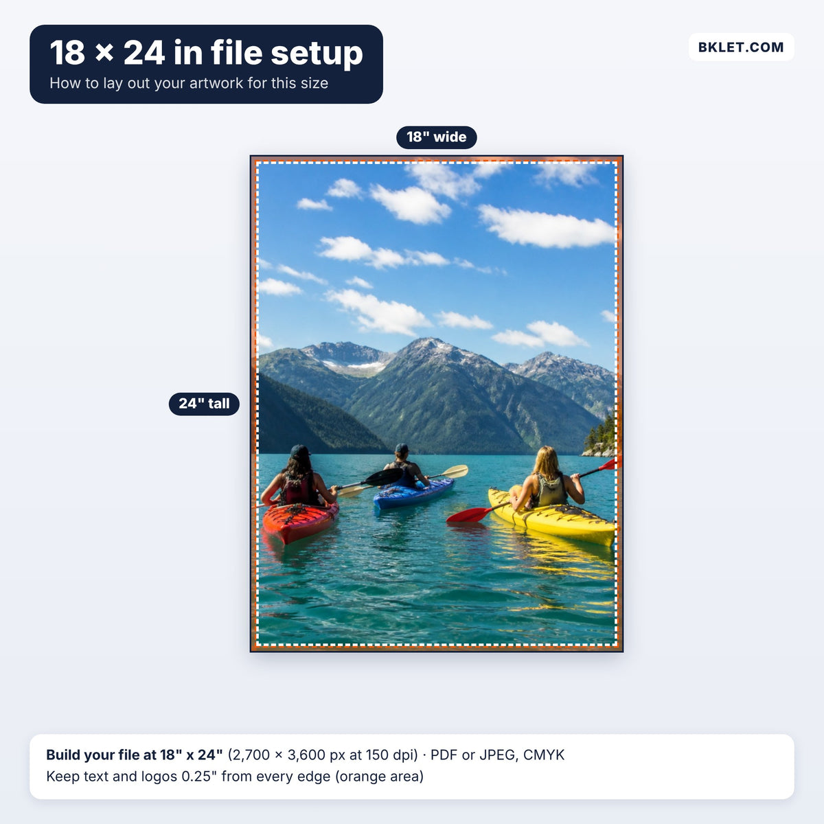 18 x 24 in file setup guide