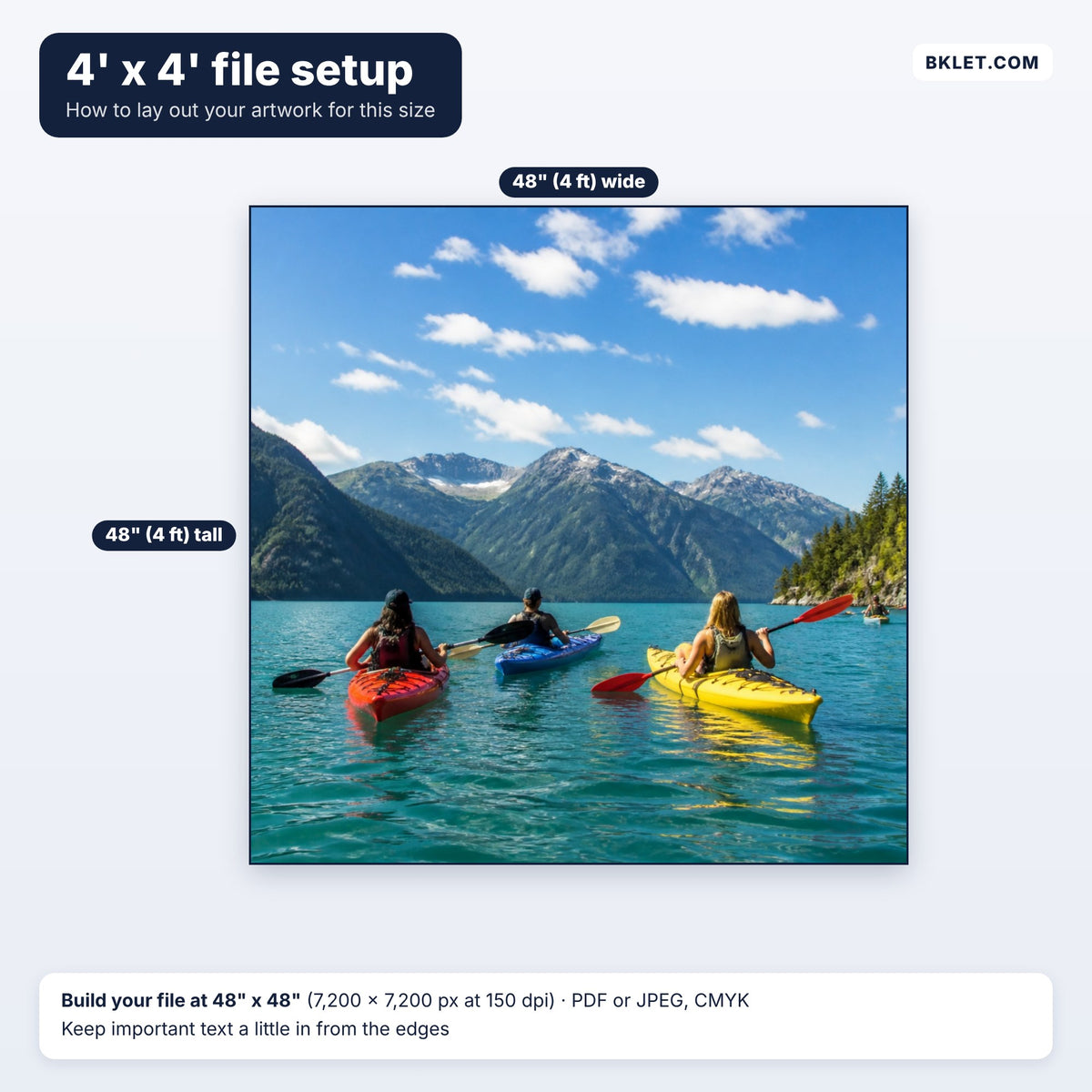 4' x 4' file setup guide