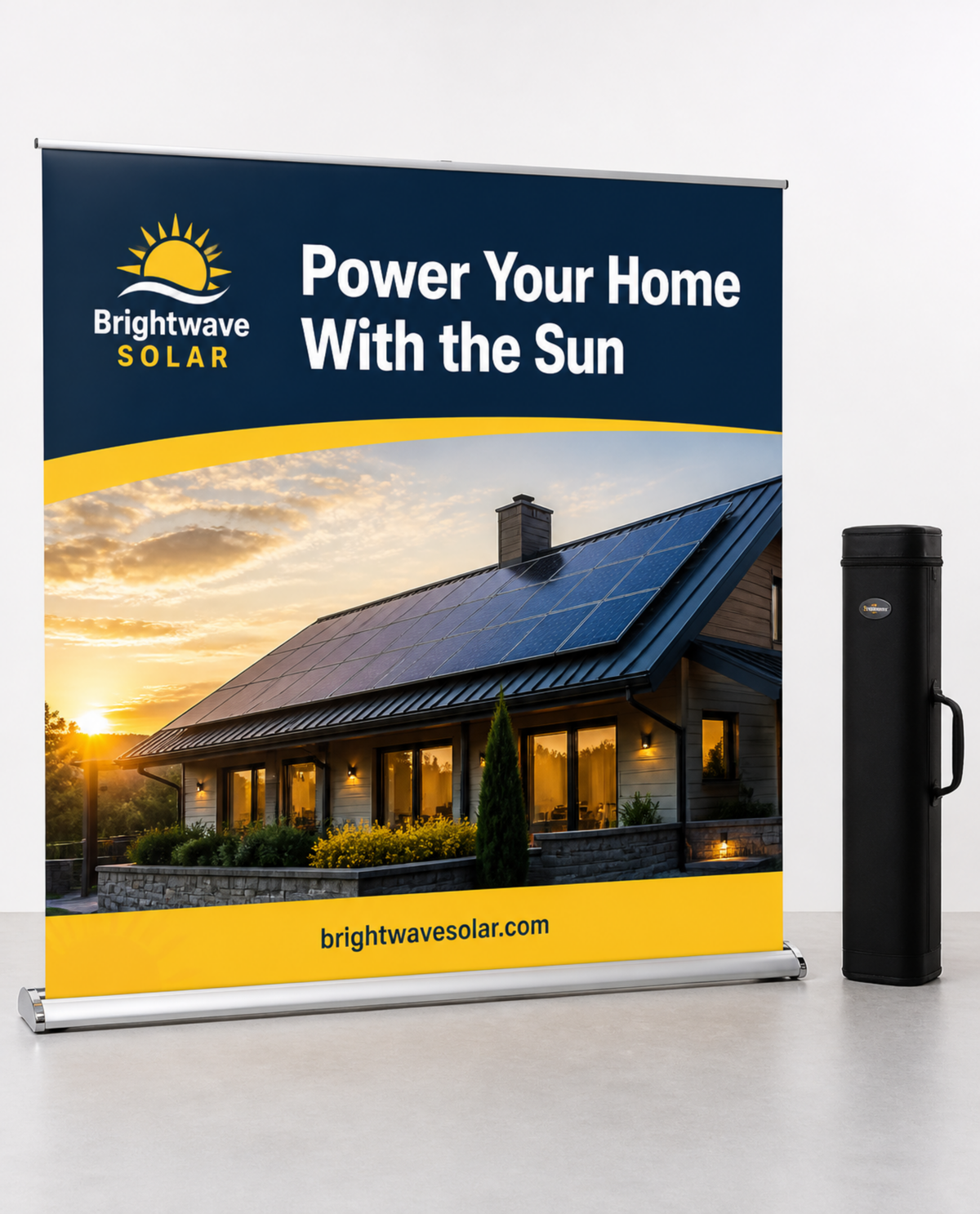 Premium retractable banner stand 60 x 92