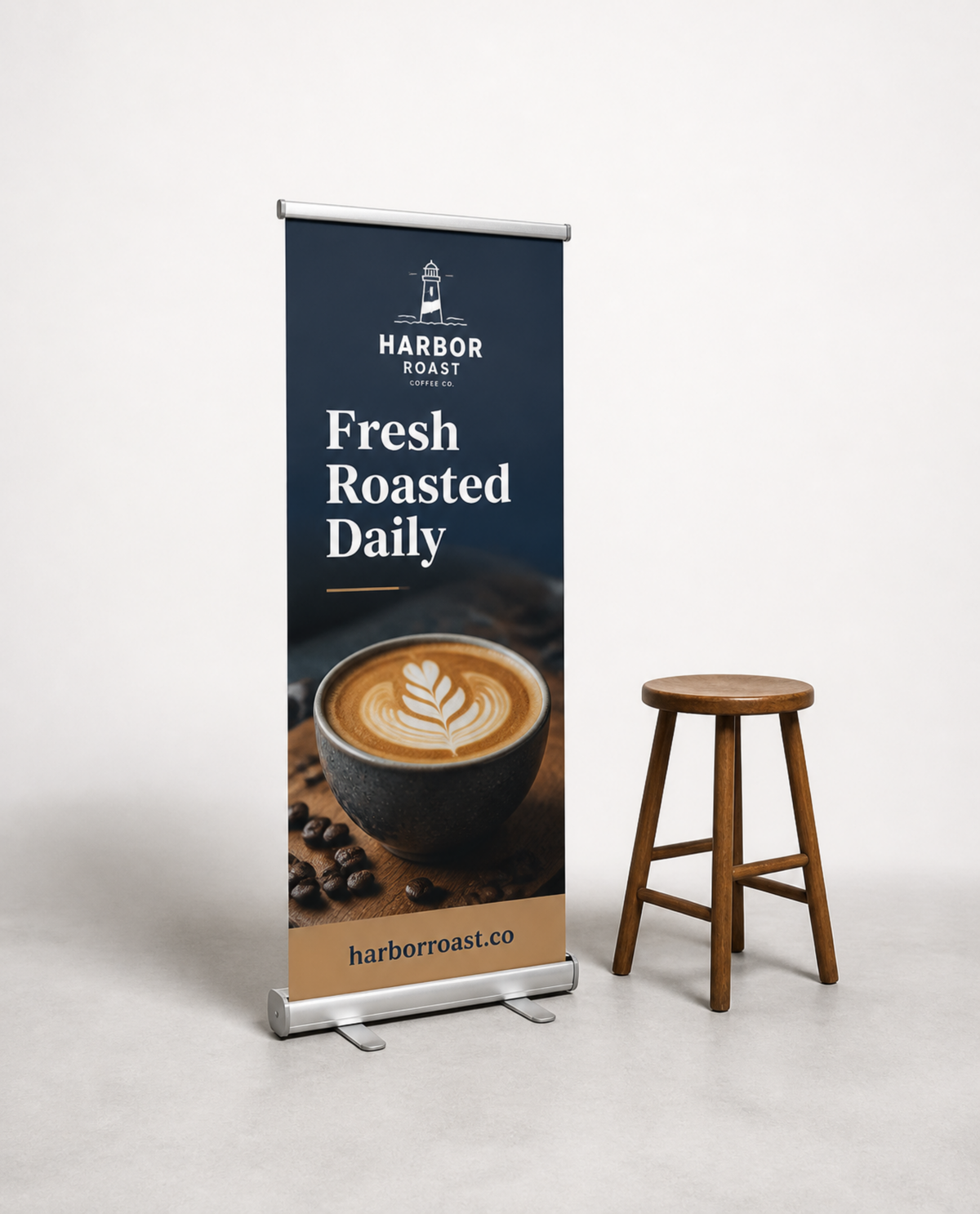 Retractable banner stand 23 x 66