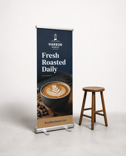 Retractable banner stand 23 x 66