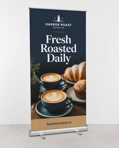 Retractable banner stand 47 x 81