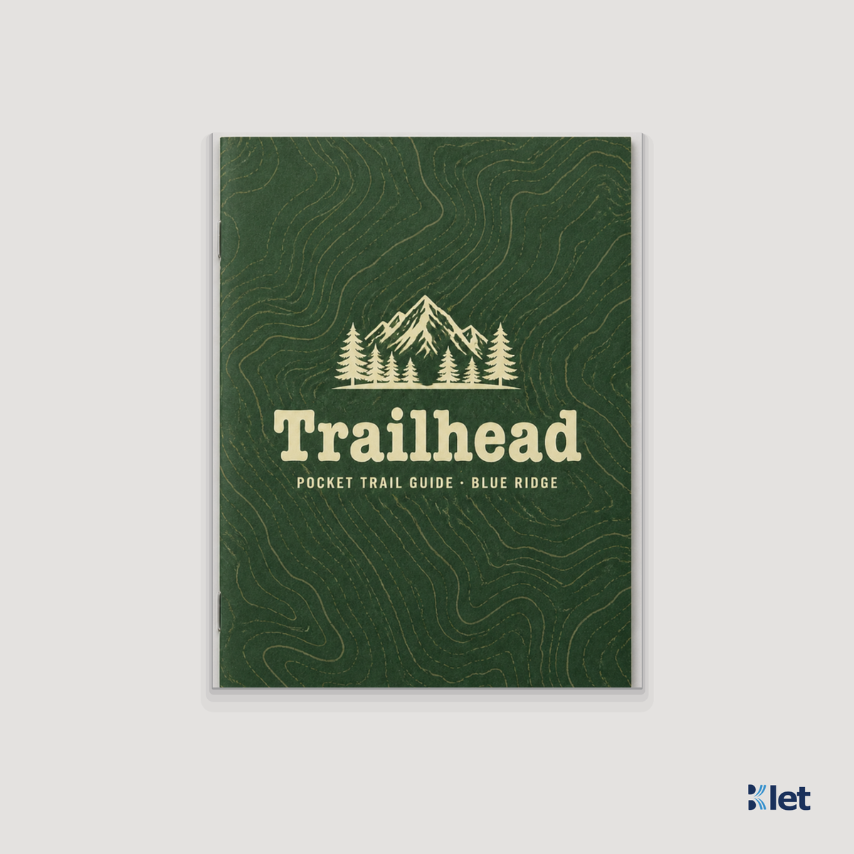 Custom 4.25 x 5.5 all-cardstock booklet, closed front cover