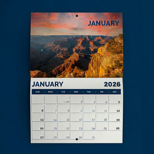 12x12 Custom Square Calendars | Short Run Digital Printing