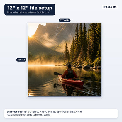12" x 12" file setup guide