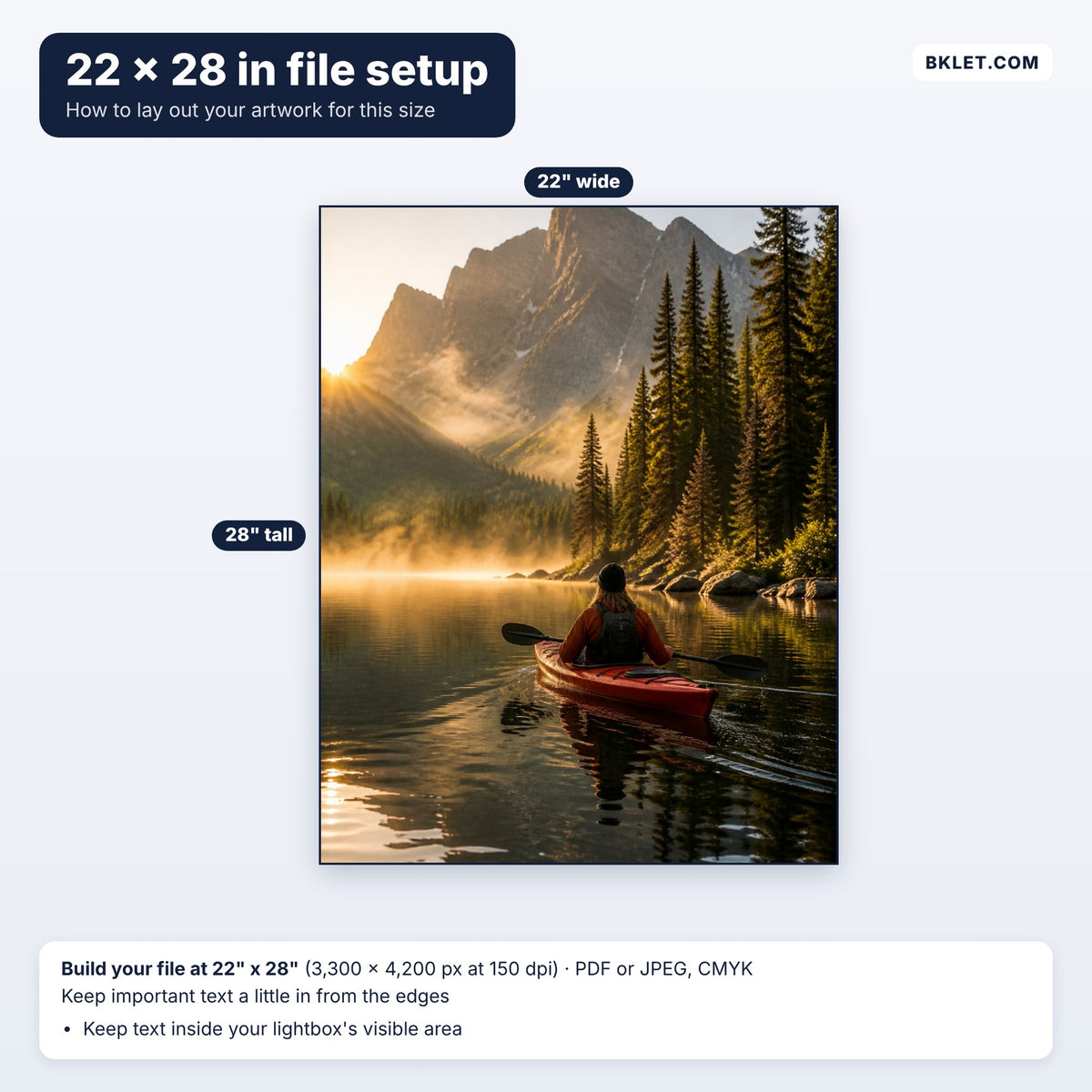 22 x 28 in file setup guide