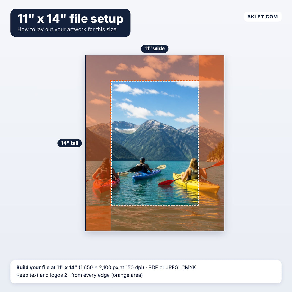 11" x 14" file setup guide