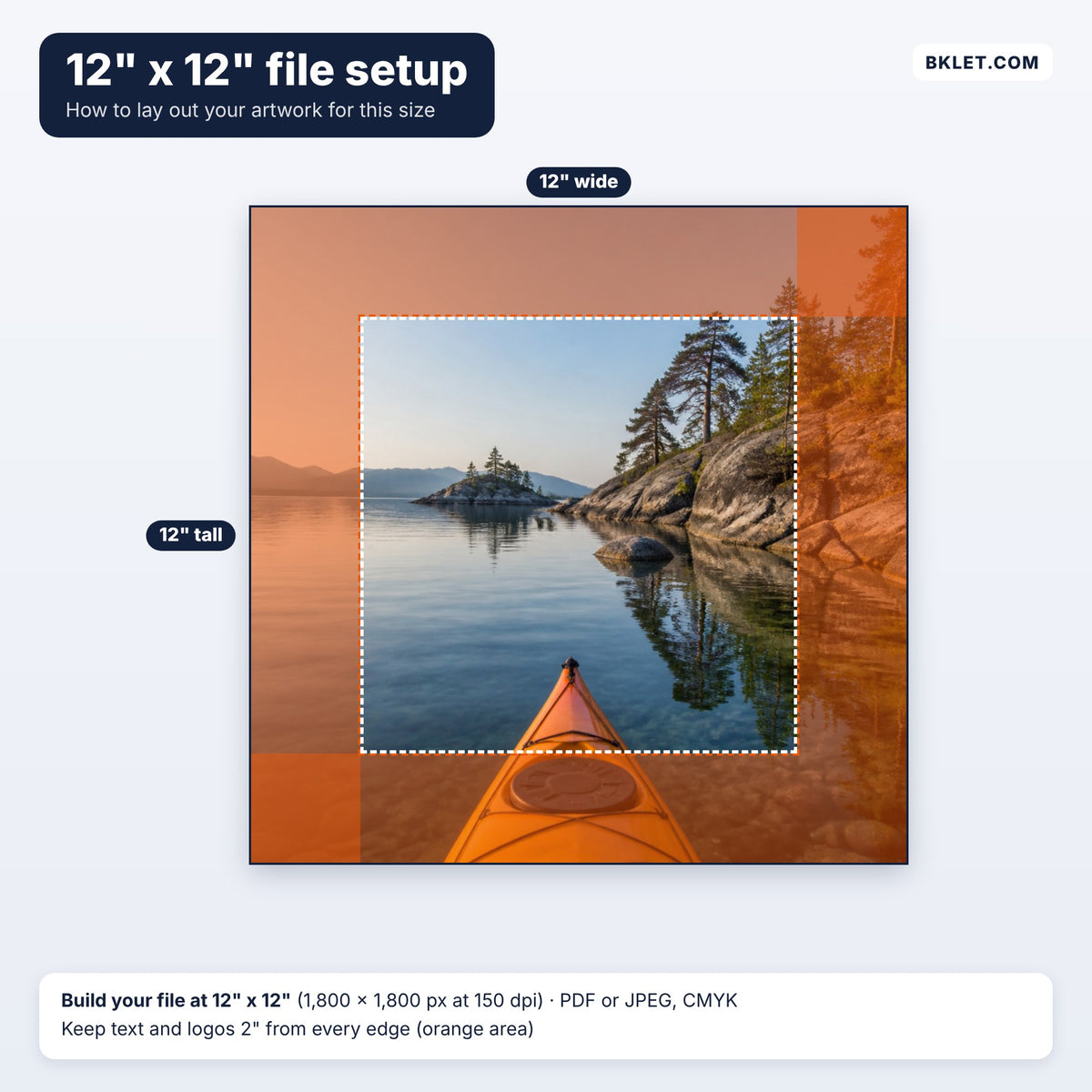 12" x 12" file setup guide