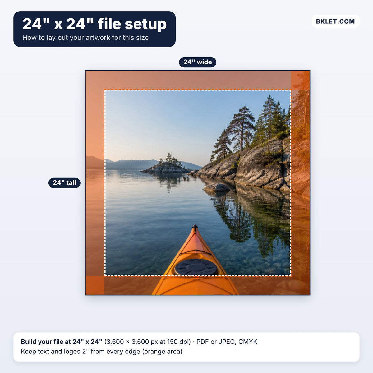 24" x 24" file setup guide