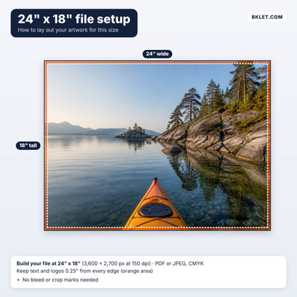 24" x 18" file setup guide