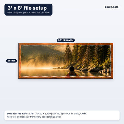 3' x 8' file setup guide