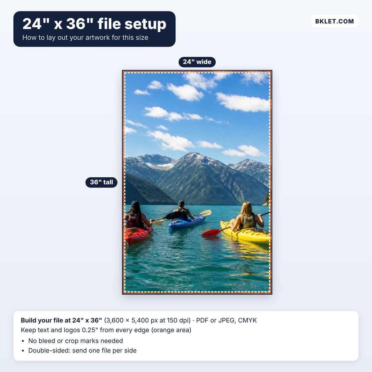 24" x 36" file setup guide