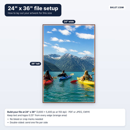 24" x 36" file setup guide