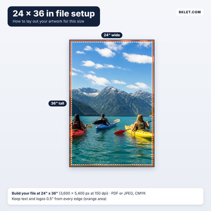 24 x 36 in file setup guide