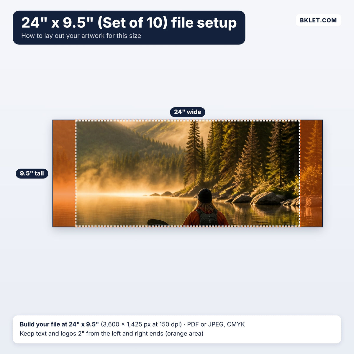 24" x 9.5" (Set of 10) file setup guide