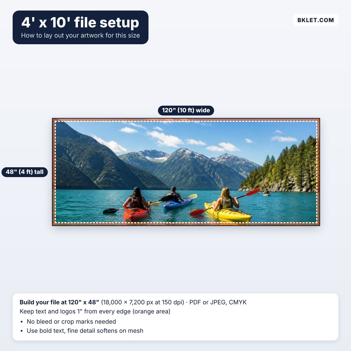 4' x 10' file setup guide