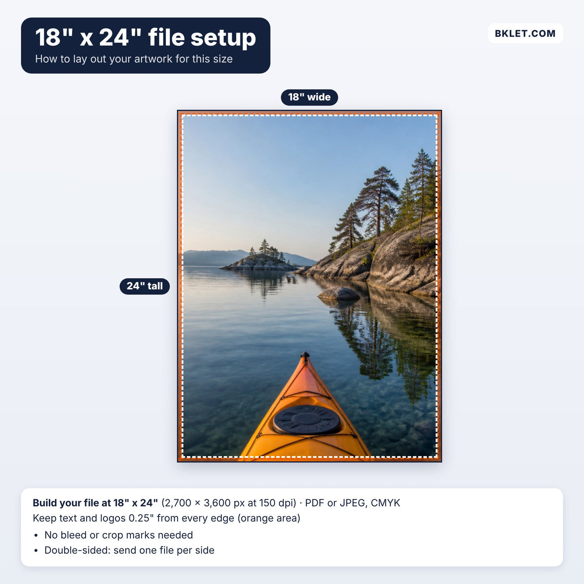 18" x 24" file setup guide