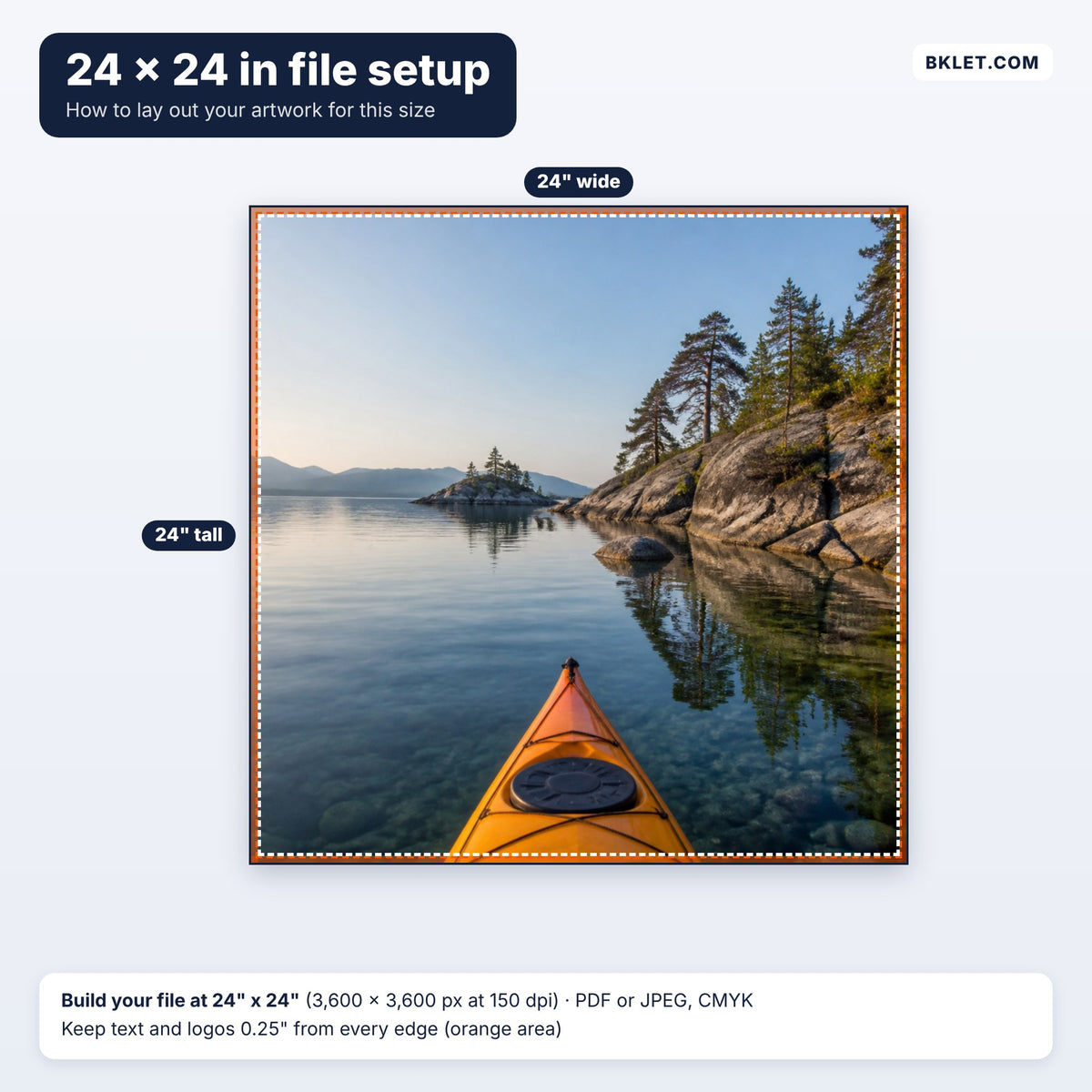 24 x 24 in file setup guide