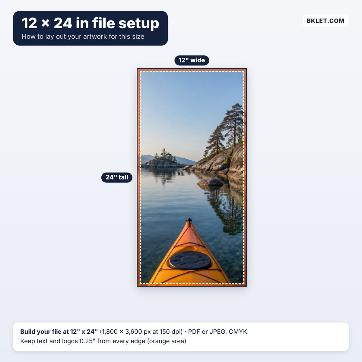 12 x 24 in file setup guide