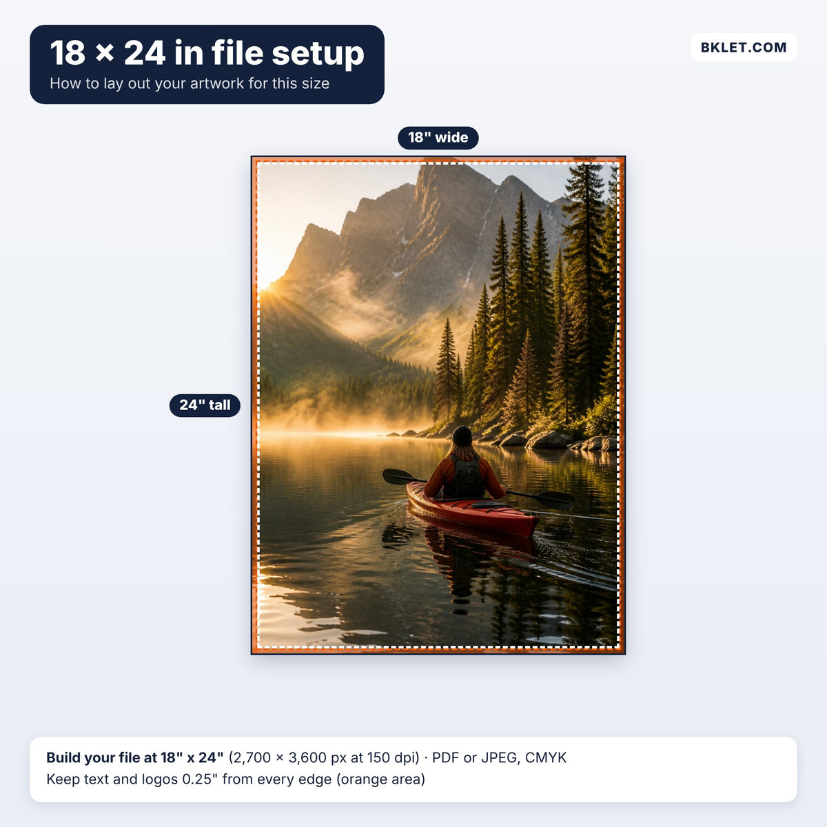18 x 24 in file setup guide