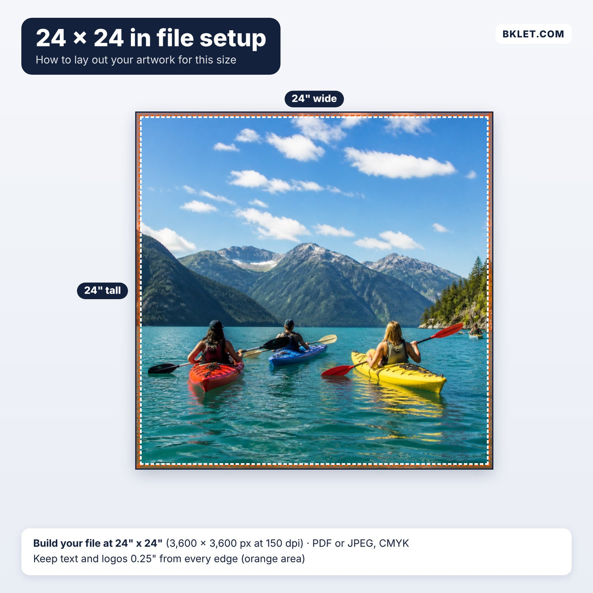 24 x 24 in file setup guide