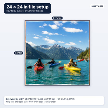 24 x 24 in file setup guide