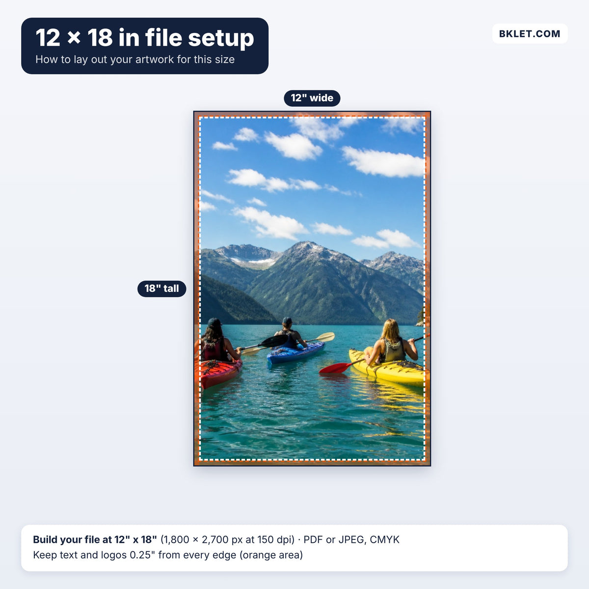12 x 18 in file setup guide