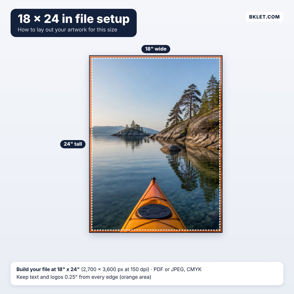 18 x 24 in file setup guide