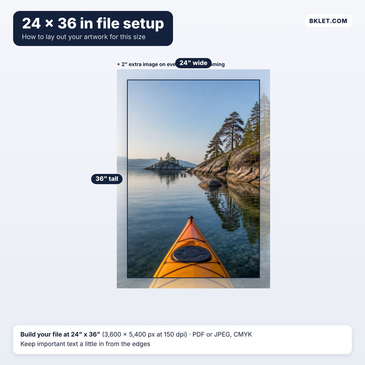 24 x 36 in file setup guide
