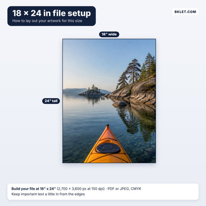 18 x 24 in file setup guide