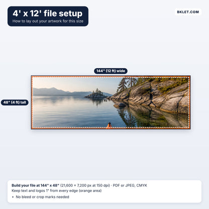 4' x 12' file setup guide