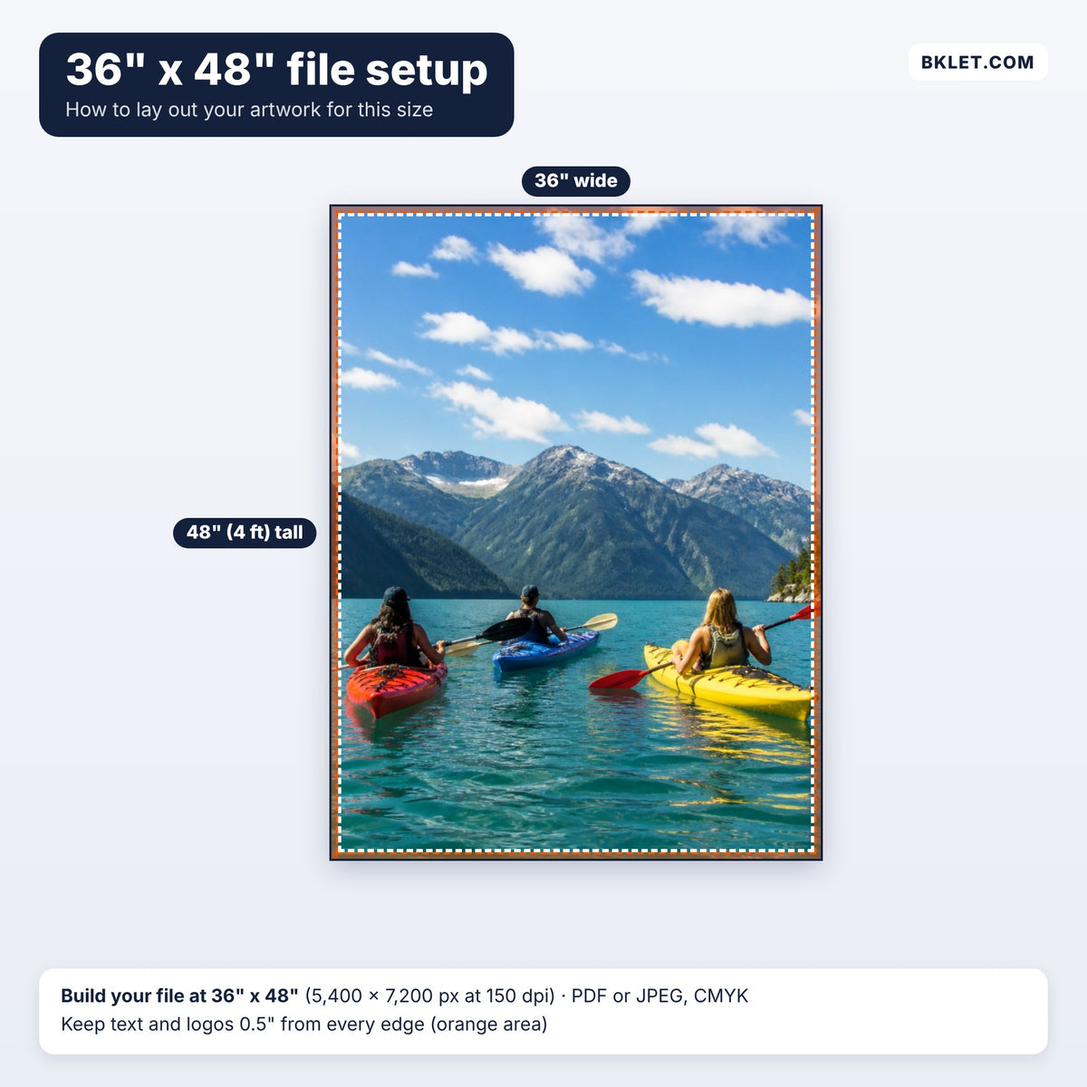 36" x 48" file setup guide