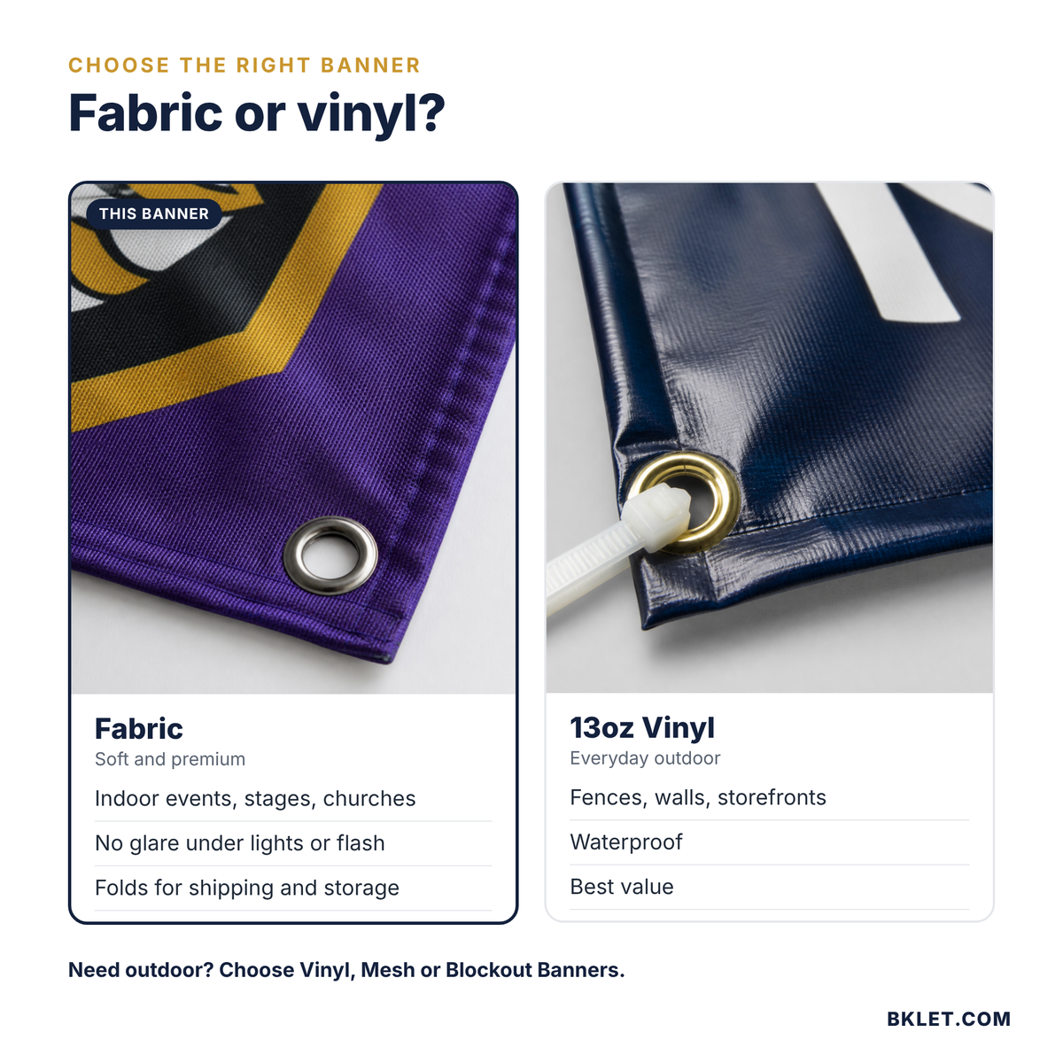 Fabric vs vinyl banner
