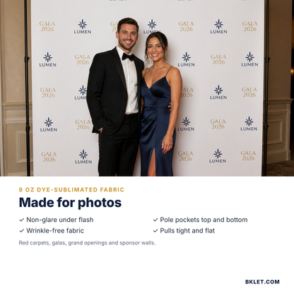 Non-glare fabric backdrop for photos