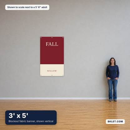 3 x 5 ft shown to scale next to an adult
