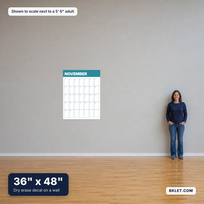 36 x 48 in shown to scale next to an adult