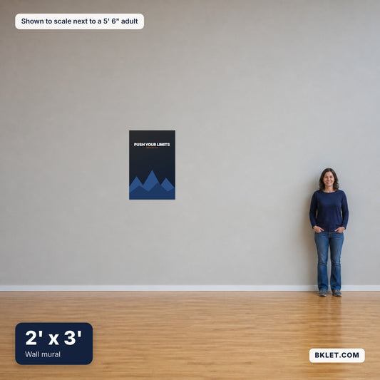 2' x 3' shown to scale next to an adult