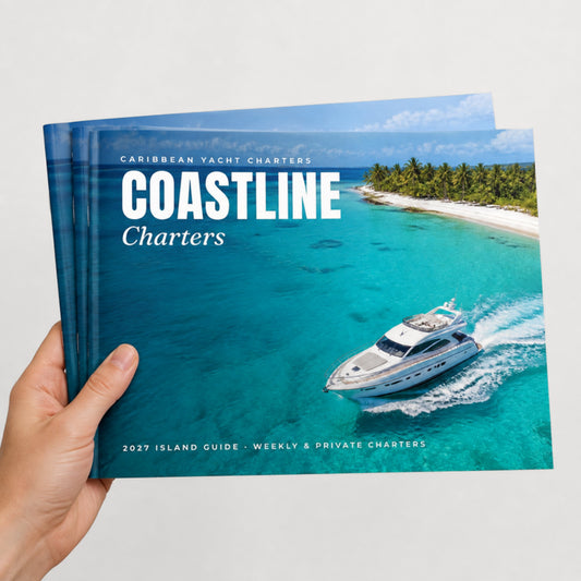 Custom 11 x 8.5 landscape saddle-stitched booklets held in hand