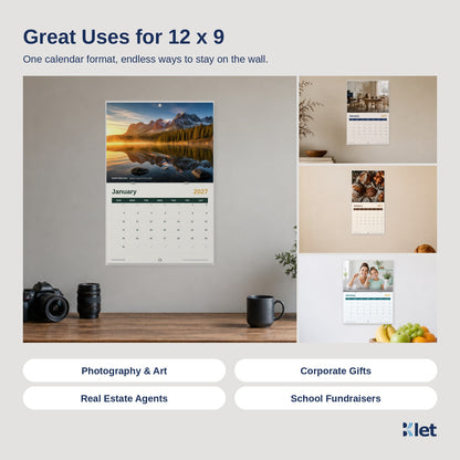 Great uses for 12 x 9 wall calendars