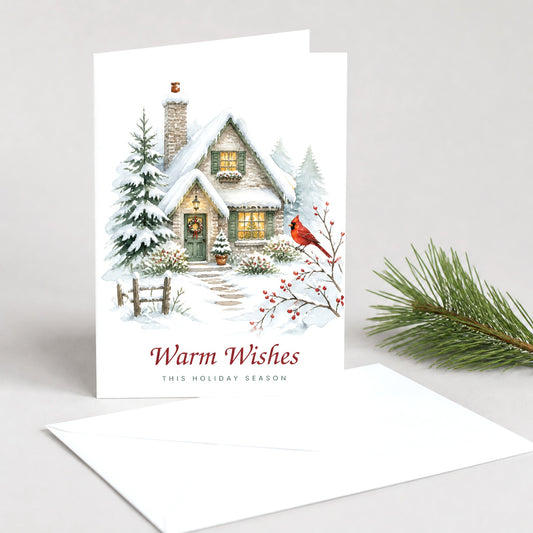 Custom greeting card with envelope