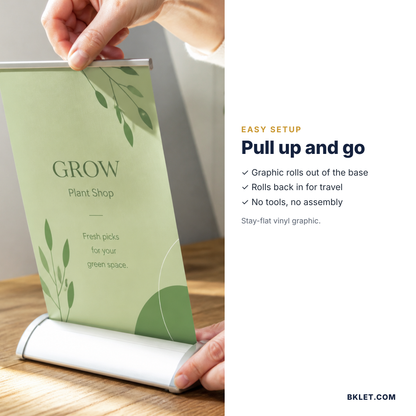 Pull the graphic up out of the base
