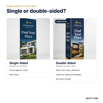 Single vs double-sided, same price